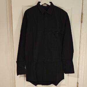 Men's Dark Green Button Down Shirt